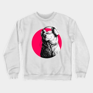 Music on World out - magenta Crewneck Sweatshirt